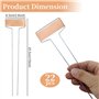Lot de 22 étiquettes de plantes en cuivre de 25,5 cm de haut - Marqueurs de jardin - Étiquettes pour plantes d'extérieur pour lé