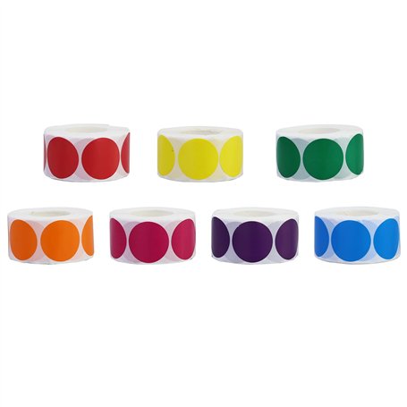 Lot de 7 rouleaux de pastilles adhésives