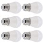 Ampoule LED Globe, 6 Pcs Ampoule LED E26 Ampoule G45 Ampoule éclairage Accessoires Pour Diverses Occasions, Couloirs, Toilettes,