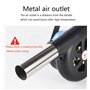 Souffleur Manuel Barbecue,Ventilateur de Ventilateur de Barbecue,Convient Pour la Cuisine en Plein air, Barbecue, Cheminée