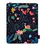 Housse de protection pour livre de poche avec fermeture éclair - Motif escargot mignon - Noir - Taille M - 27