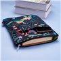 Housse de protection pour livre de poche avec fermeture éclair - Motif escargot mignon - Noir - Taille M - 27,9 x 22,9 cm - Pour