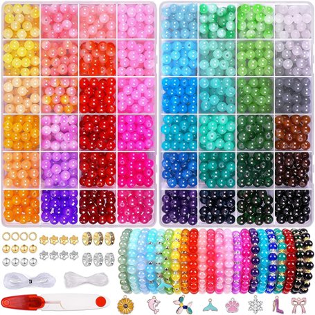 1200 Pcs Perles De Bracelets