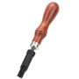 Outil à rainurer en cuir de type V Traitement du cuir Groover Outils de gouge en bois pour Artisanat en cuir en bois Leather Too