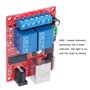 Module de contrôleur de haute qualité LAN Ethernet Commutateur de retard de carte de relais 2 voies DC5V-24V avec 1 indicateur d