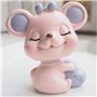 Healifty Figurine Souris Miniature résine Animal Sculpture Statue Articles Ornements pour la décoration de Bureau à Domicile (Ro