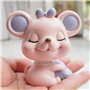 Healifty Figurine Souris Miniature résine Animal Sculpture Statue Articles Ornements pour la décoration de Bureau à Domicile (Ro