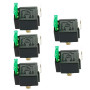 Mintice™ 5 X 30A 12V kit Voiture Relais 4 Broches pour la Pompe à Carburant de Ventilateur fusible