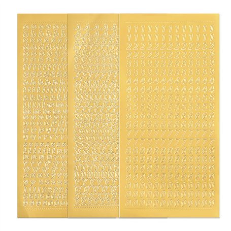 WOLMIK Lot d'autocollants lettres majuscules et minuscules avec chiffres pour écrire sur des surfaces lisses comme des bougies p