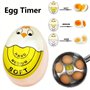 Lot de 2 minuteurs à œufs en résine à changement de couleur - Réutilisables - Sensible à la chaleur - Changement de couleur - Po