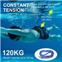 2,5-7,5 mètres de Ceinture de résistance réglable, Ceinture de Natation pour Enfants en Piscine, Aide à la Natation pour Toute P