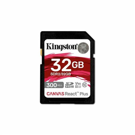 Carte Mémoire Micro SD avec Adaptateur Kingston SDR2/32GB 32 GB SDXC UHS-II 8K Ultra HD (Reconditionné A)