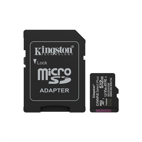 Carte Mémoire Micro SD avec Adaptateur Kingston SDCS3/512GB 512 GB