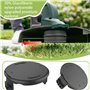 compatible avec les tondeuses Bosch Art 23 SL 26 SL,2 pièces Capuchons de bobine(Noir),Capuchon de Tondeuse à Gazon Bobine de Re