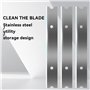 30 Pièces Lames De Rechange Pour Grattoir 100mm, Lames Pour Grattoir, Métal Lames Rechange Pour Grattoir, Grattoir Vitre Lames, 
