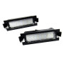 RZG Lot de 2 éclairages de plaque d'immatriculation LED Canbus pour 2012-2017 i30 GD 3D/5D Berline Accent RB Cee'd JD HB/SW