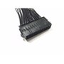 Câble d'alimentation triple alimentation 3 24 broches ATX câble adaptateur carte mère cordon (30 cm) pour machine BTC Miner