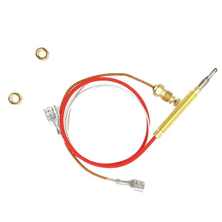 METER STAR Pièces de rechange pour chauffage extérieur M8 x 1 - Écrous de connexion d'extrémité thermocouple - Longueur : 0