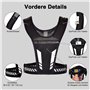 QIURUYUE Gilet de course pour homme et femme avec gourde - Léger - Réfléchissant - Support pour téléphone portable - Pour homme 