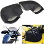 XUEQI guidon moto coupe-vent en velours chaud pour l'hiver