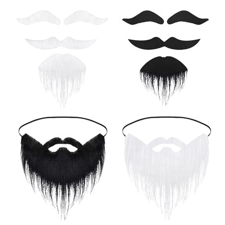 Lot de 2 barbes artificielles