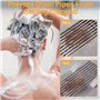 Tapvai 100mm x10m Attrape Cheveux Douche avec Spatule en Plastique Empêche Le Blocage, Jetables de Maille de Filtre Evier, Filtr