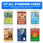Sprifityy Lot de 12 Magnetic Trading Card Holder 35pt, Protection Uv Support Carte Transparent Magnétique, Protege Cartes À Coll
