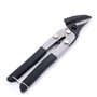 NUZAMAS Cisaille à tôle robuste - Coupe droite - Coupe-tôle d'acier fine - Coupe industrielle - 27 cm