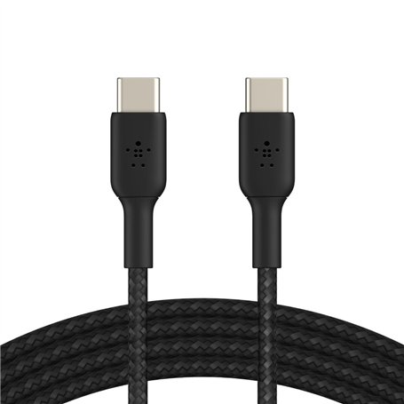 Câble USB-C vers USB-C Belkin CAB004BT2MBK Noir 2 m