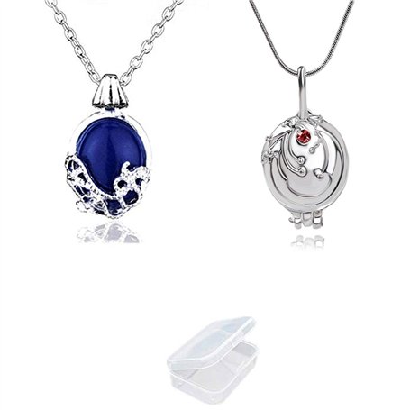 YouU Le Journal de Vampire Daywalking Katherine Collier Pendentif Charmant Collier-bleu Royal pour les Fans