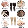 JOYOLA 12 Pcs Bandages pour Orteils en Marteau, Redresseur D'orteil, Orteils Attelle, Attelles D'orteils pour Chevauchement des 