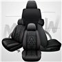 Chifeng Lot de 2 housses de siège de voiture universelles en cuir synthétique imperméables pour Audi A1 8X1 8XK A3 8P 8V 8L Spor
