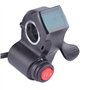 VGEBY1 3 Vitesses Throttle, Guidon de Vitesse de Bicyclette avec Indicateur de Tension Affichage LCD Commutateur de Vitesse