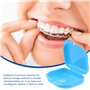 SUPVOX 10 pièces Boîtes de Rangement pour Appareil Dentaire Boîte orthodontique Dentaire Transparente Cas de Prothèse Dentaire D