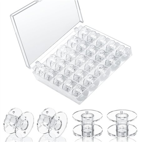 MXTIMWAN Lot de 25 Canette Machine a Coudre