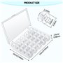 MXTIMWAN Lot de 25 Canette Machine a Coudre, Canette Plastique Bobines avec Boîte de Rangement pour Brother Singer Kenmore Janom