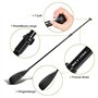 GOTOTOP Pagaies de stand up Paddle en aluminium pour planche de surf/kayak/bateau/surf/pagaie, pagaie réglable en 2 parties, lon