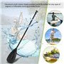 GOTOTOP Pagaies de stand up Paddle en aluminium pour planche de surf/kayak/bateau/surf/pagaie, pagaie réglable en 2 parties, lon
