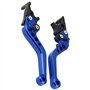 Leviers De Moto Réversibles, Levier D'embrayage de Frein 2Pcs Universal Modifié Double Levier de Frein à Disque Pour Scooter Mot