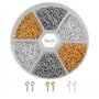XPOOP 600 Pièces Mini Crochets à Oeil