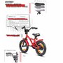 PROMETHEUS BICYCLES Velo Enfant 4 Ans Garcon vélo Fille 14 Pouces a Roulette pour 3 a 5 Ans - BMX en Rouge
