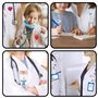 VIVIIHOO Lot de 8 porte-badges extensibles en feutre pour infirmières et enseignants, motifs mignons, parfaits comme cadeau d'in