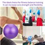 Aililong 2 pièces Pilates Boule 25 cm, Anti - dérapant Balle de Yoga, Petite Balle de Gymnastique, Pompe à air Inclus, Ballon de
