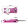 Crestgolf Golf Divot Tool avec Bouton Pop-up et Marqueur de Balle Magnétique Pitch Mark Mini-Outil Portable et Pliable Léger(Pin