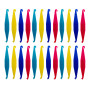 Lot de 30 appareils orthodontiques jetables en plastique élastique pour appareils dentaires