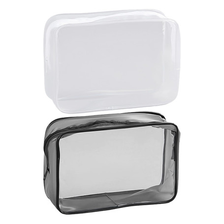 Lot De 2 Sacs De Rangement Transparents