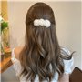1 Pièce Pince À Cheveux Fleur Blanche, Accessoires De Cheveux De Style De Mariage, Pince À Cheveux Élégante, Accessoires De Chev