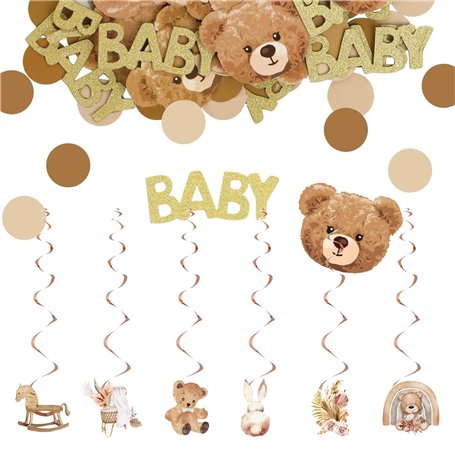 AIRTILY 100 Morceaux De Confettis Bärenthema