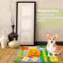 MULEVIP Tapis de Fouille Chien 72×52cm Tapis Snuffle Chien Puzzle Toys Tapis de Fouille Jeu Tapis Snuffle pour Chien Chat,Snuffl