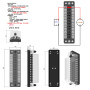 Jtron boitier fusible 12v auto 12 voies boite fusible pour ATO/ATC 1-20A fusible DC 32 V M5 connecteur à vis porte-fusible avec